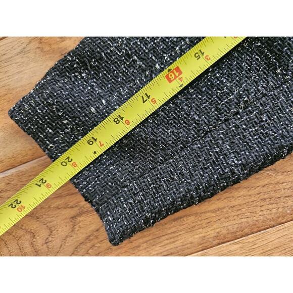 Talbots Metallic Black Fringe Tweed Blazer Women's Size 18WP NWT Career Party - Picture 11 of 16